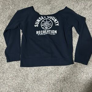 Abercrombie and Fitch navy sweatshirt size XL